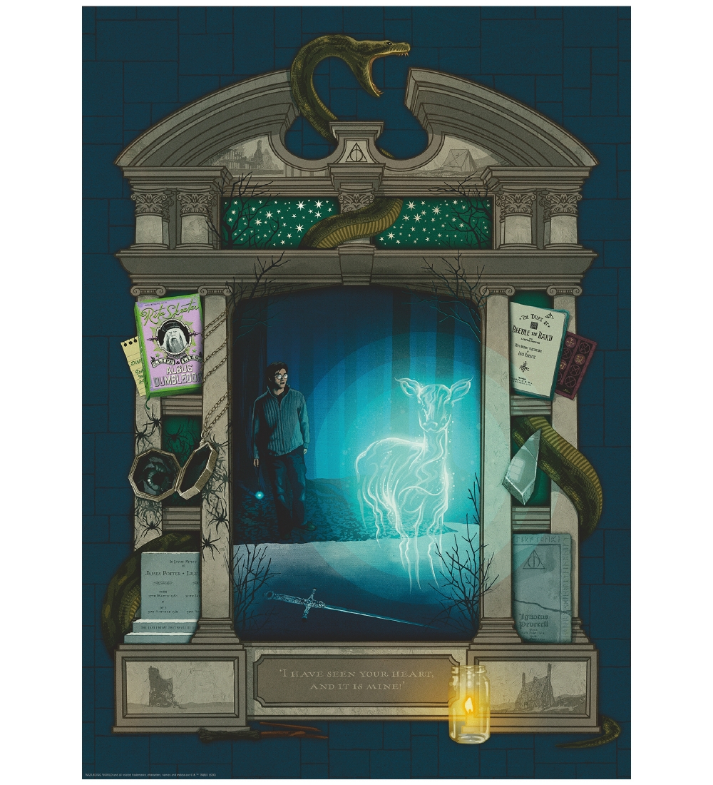 Ravensburger Puslespil - 1000 Brikker - Harry Potter