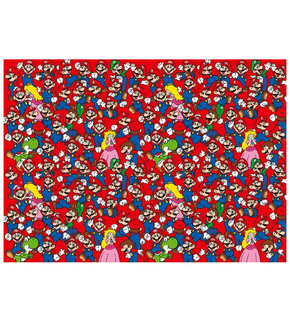 Ravensburger Puslespil - 1000 Brikker - Super Mario