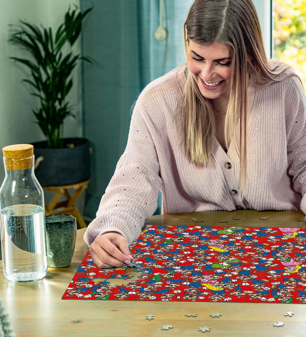 Ravensburger Puslespil - 1000 Brikker - Super Mario