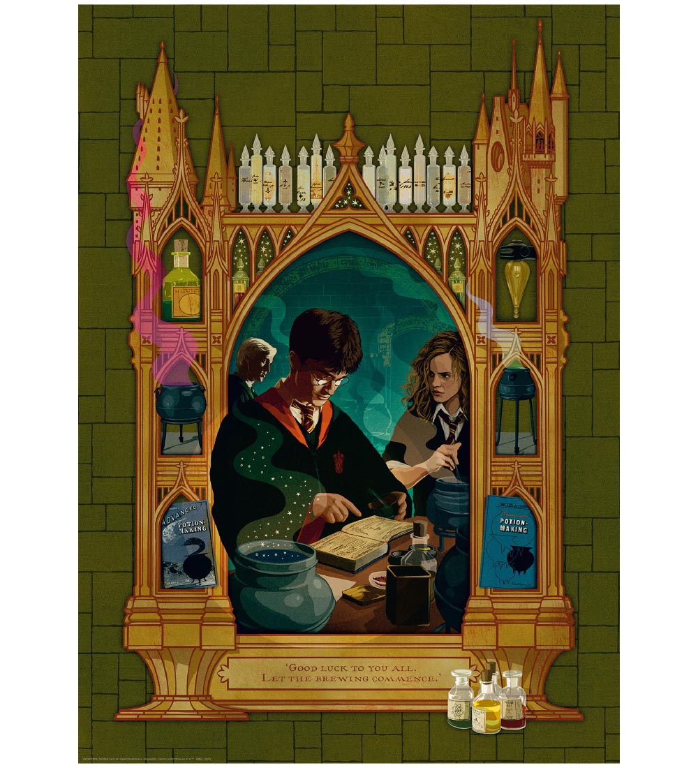 Ravensburger Puslespil - 1000 Brikker - Harry Potter
