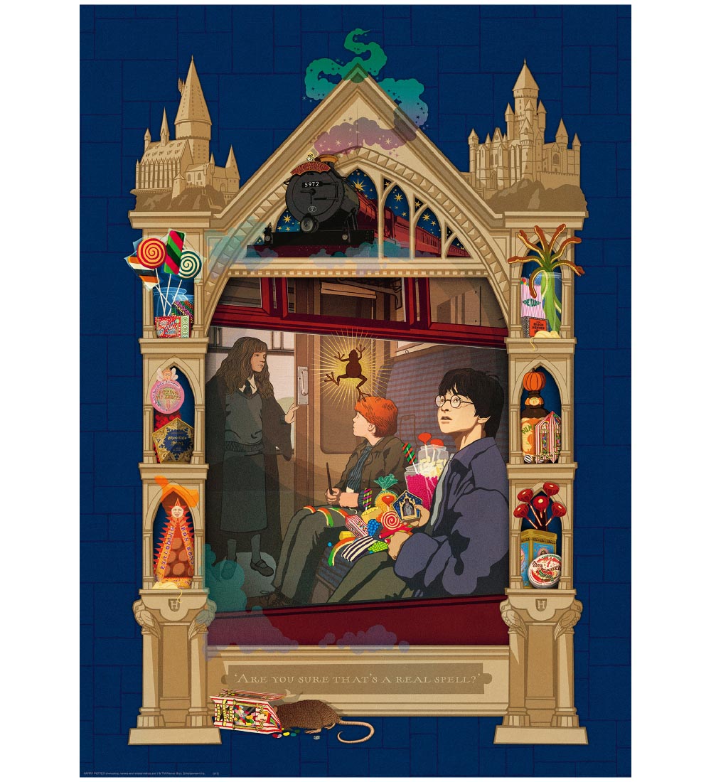 Ravensburger Puslespil - 1000 Brikker - Harry Potter