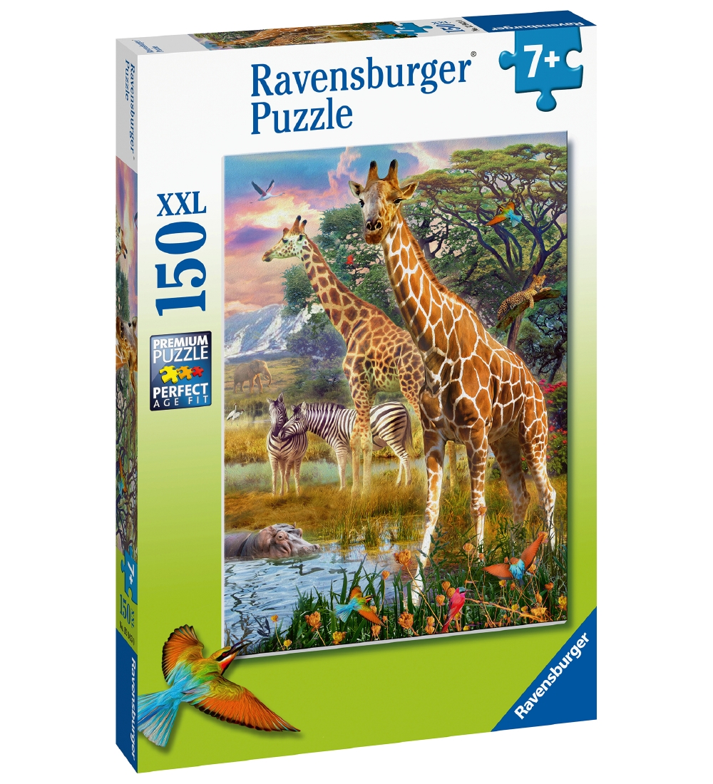 Ravensburger Puslespil - 150 Brikker - Giraffer