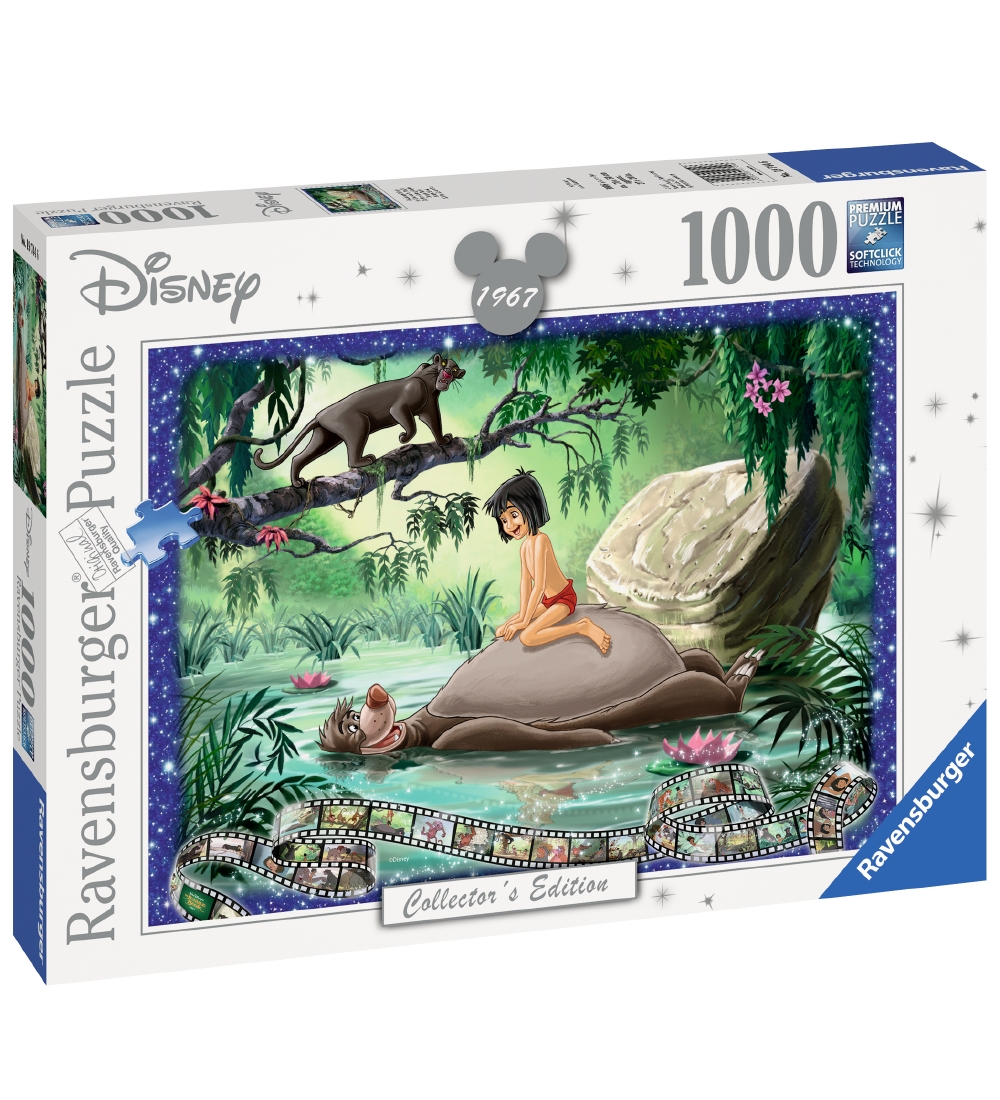 Ravensburger Puslespil - 1000 Brikker - Disney - Junglebogen