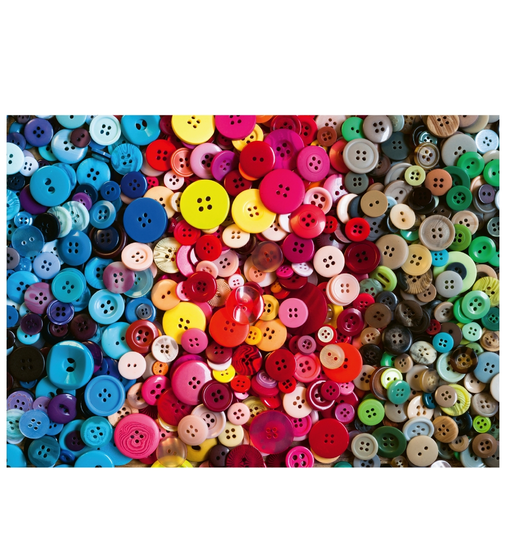Ravensburger Puslespil - 1000 Brikker - Knapper