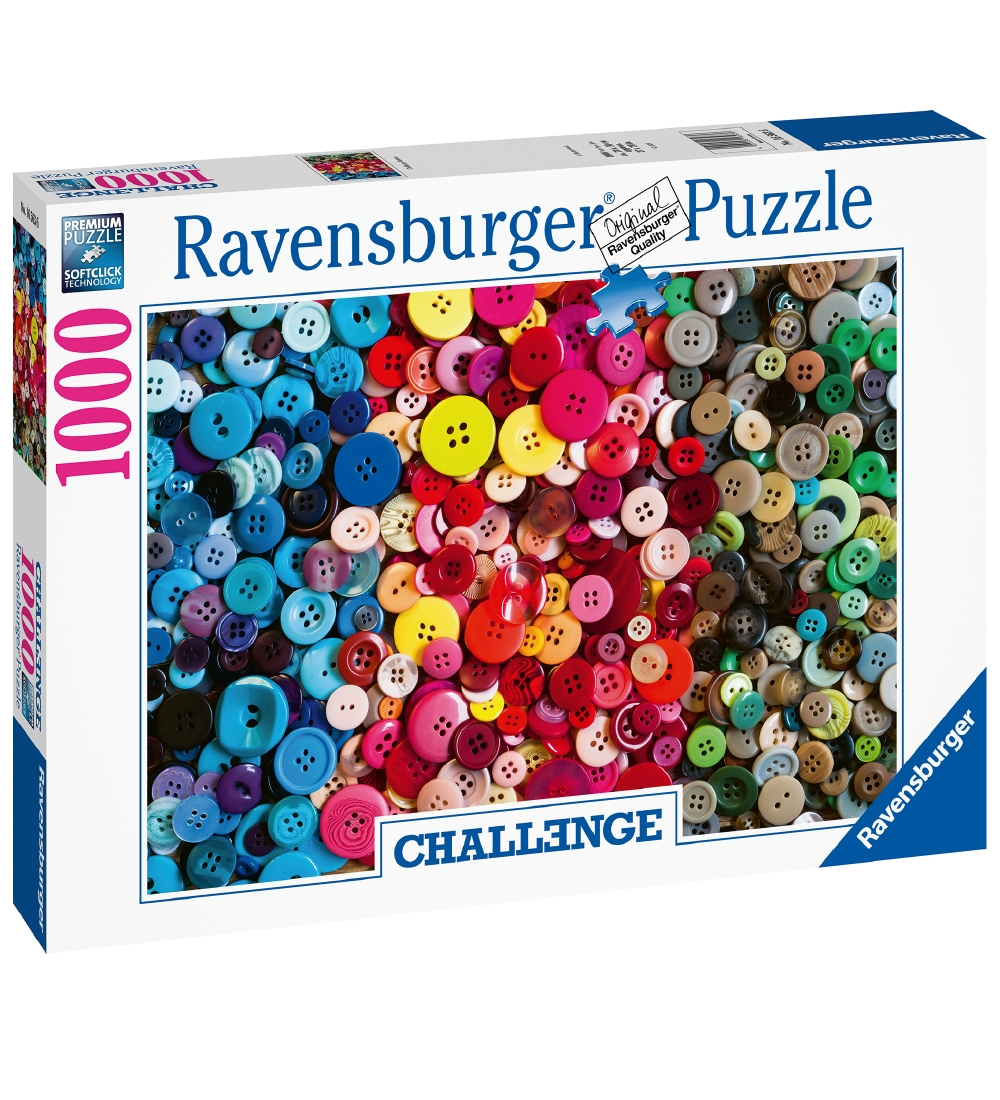 Ravensburger Puslespil - 1000 Brikker - Knapper