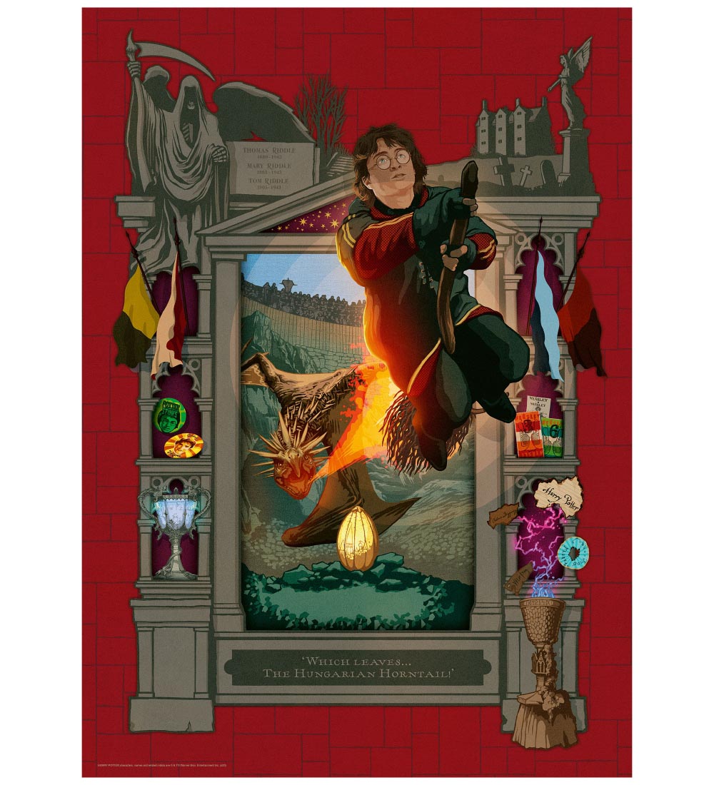 Ravensburger Puslespil - 1000 Brikker - Harry Potter