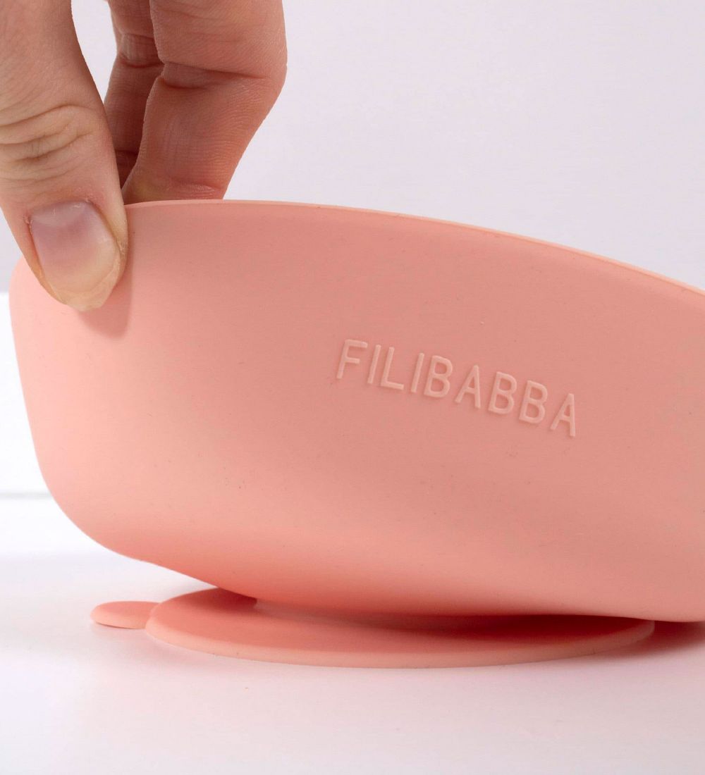 Filibabba Skål - 2-pak - Silikone - Peach