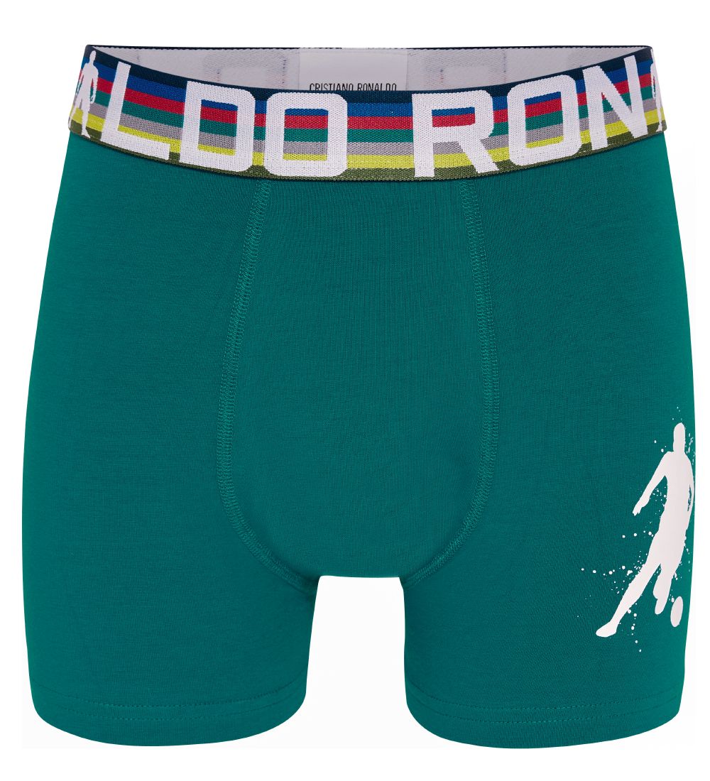Ronaldo Boxershorts - 2-pak - Turkis/Blå m. Print