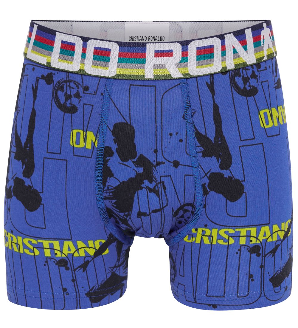 Ronaldo Boxershorts - 2-pak - Turkis/Blå m. Print