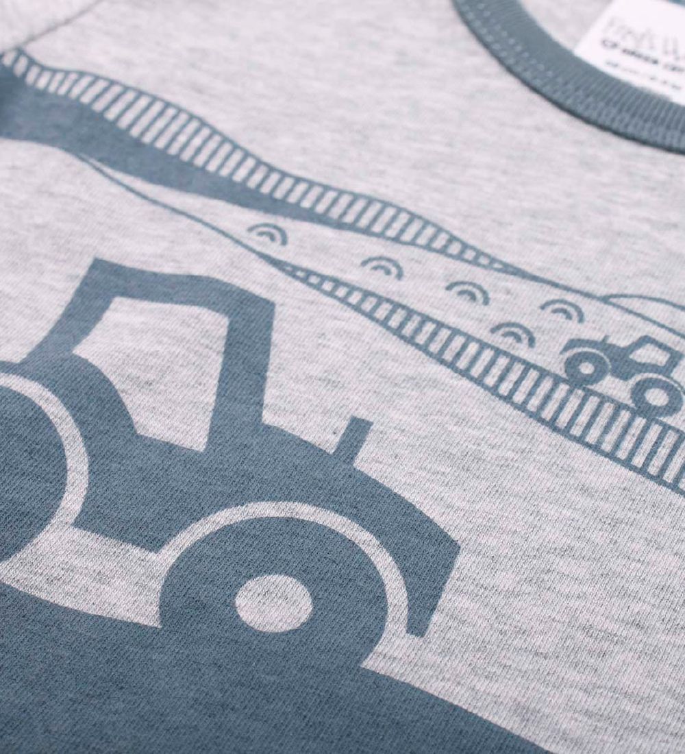 Freds World T-shirt - Farming - Pale Grey m. Traktor