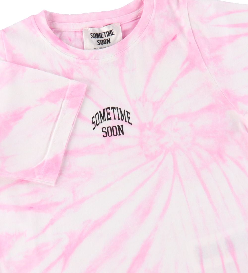 Sometime Soon T-shirt - River - Pink Tie Dye