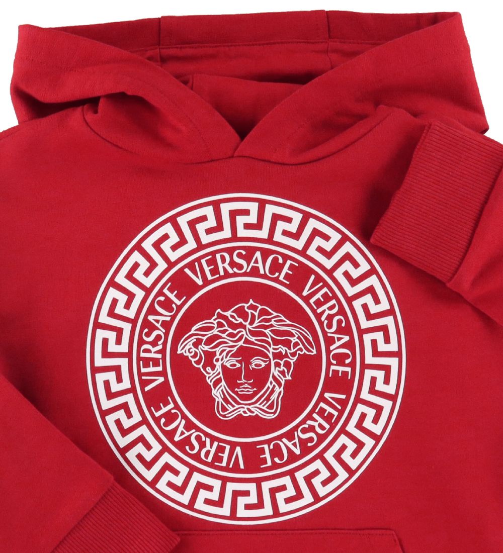 Versace Hættetrøje - Medusa - Rød/Hvid