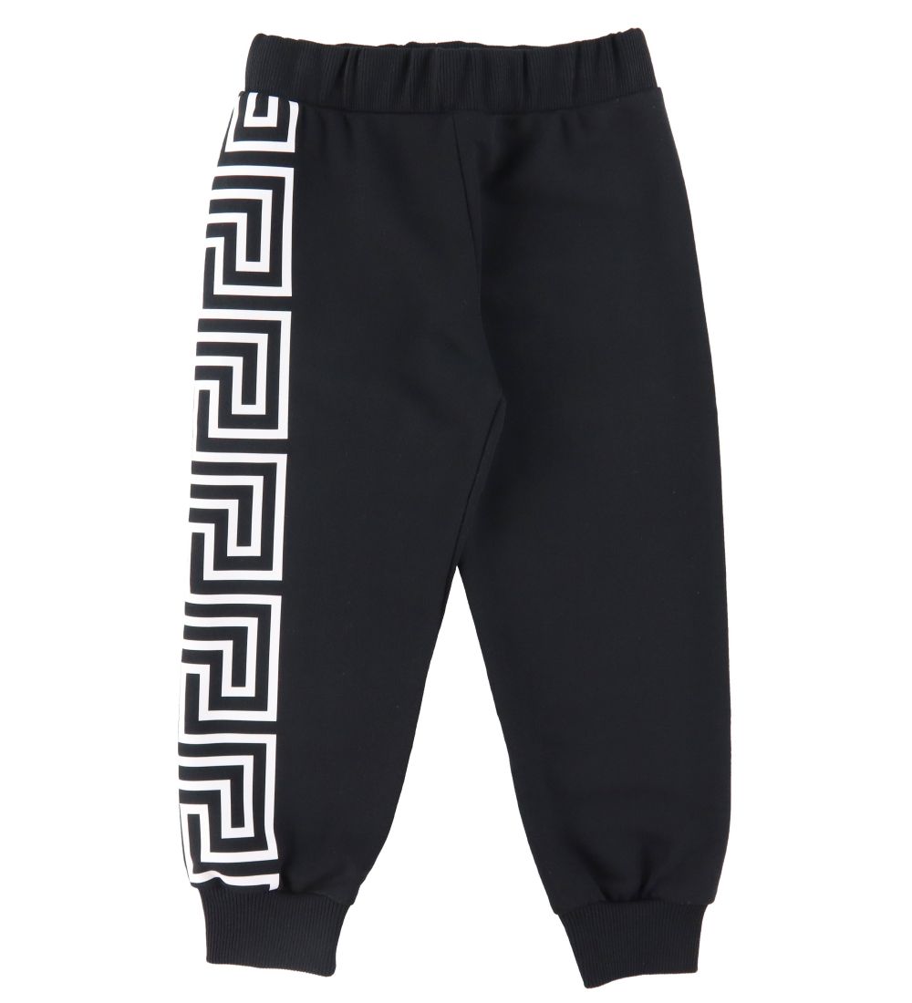 Versace Sweatsæt - Logo Print - Sort/Hvid