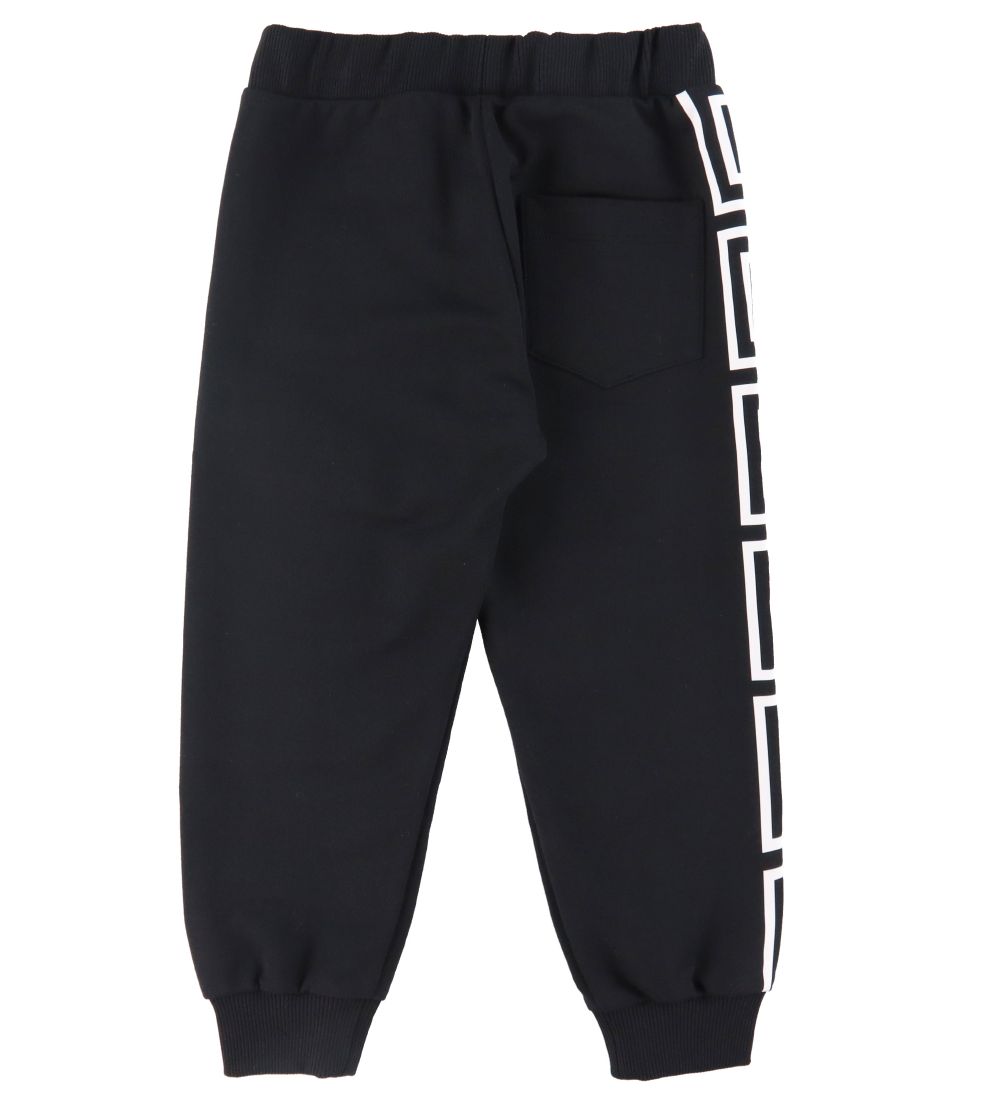 Versace Sweatsæt - Logo Print - Sort/Hvid