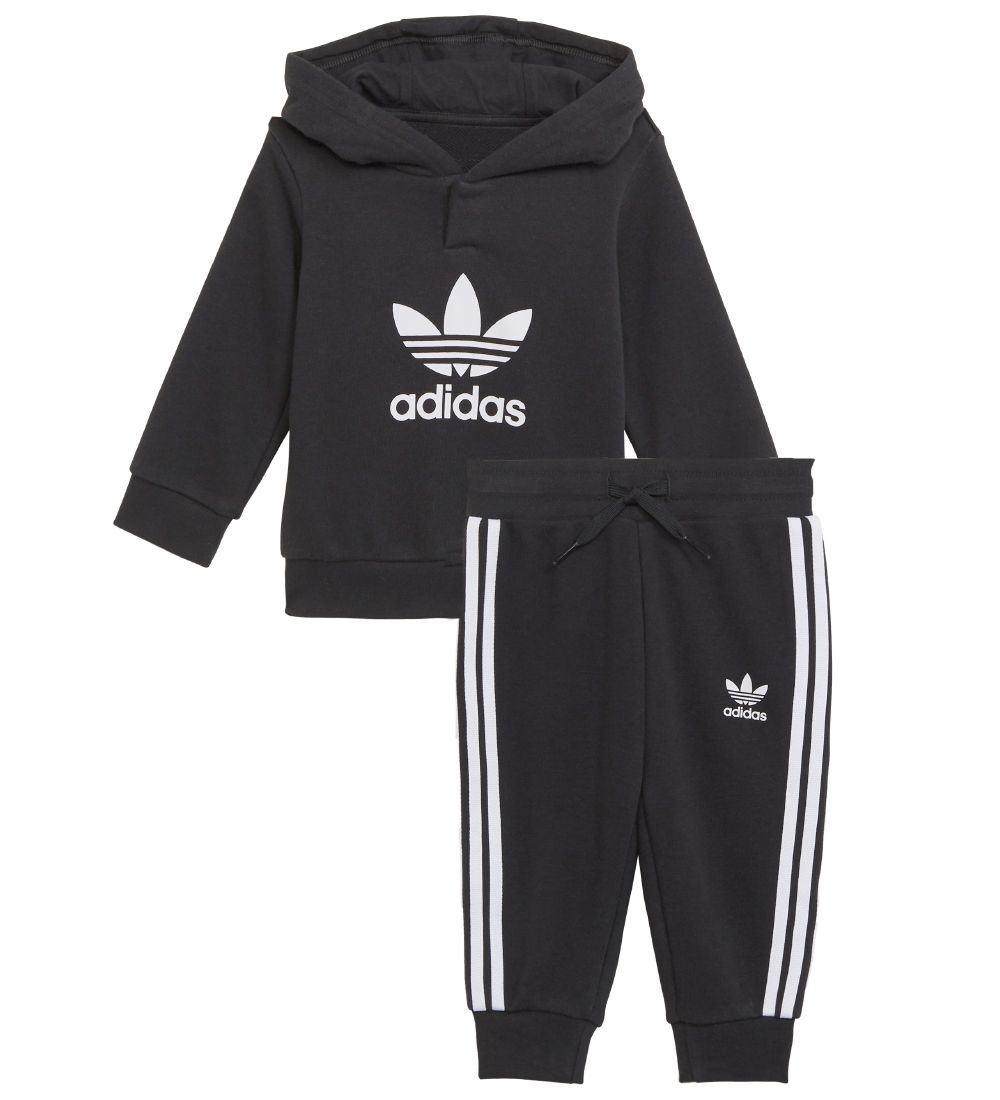 adidas Originals Sæt - Adicolor - Sort/Hvid