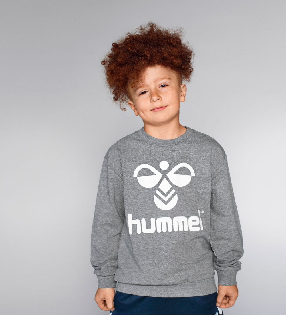 Hummel Sweatshirt - Dos - Gråmeleret