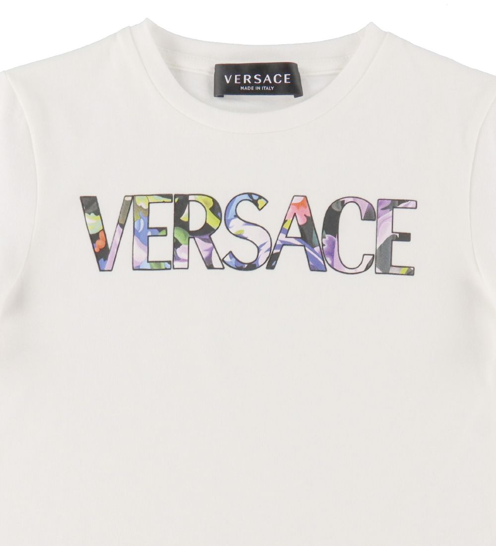 Versace T-shirt - Hvid m. Multifarvet
