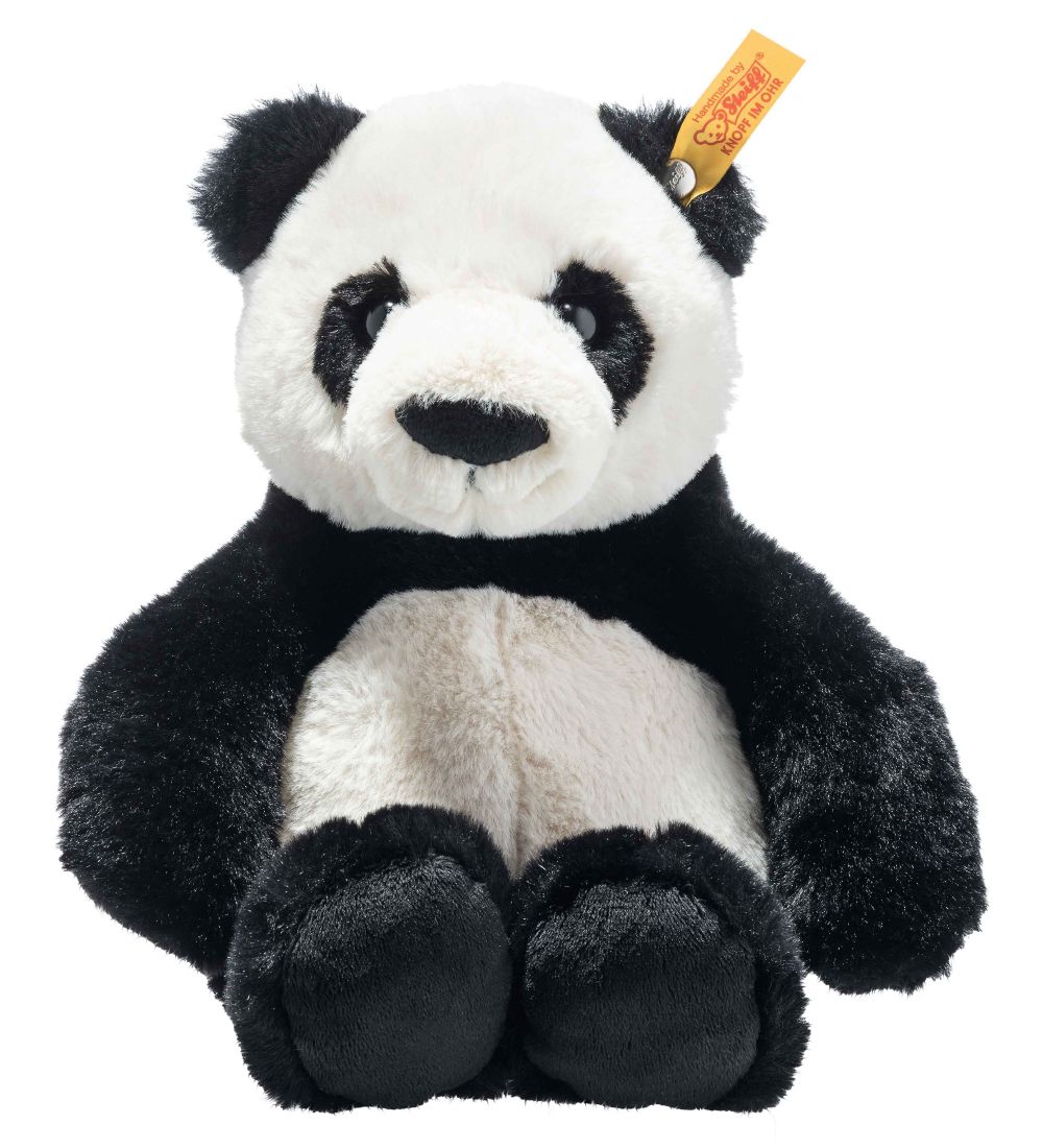 Steiff Bamse - Ming Panda - 27 cm - Hvid/Sort