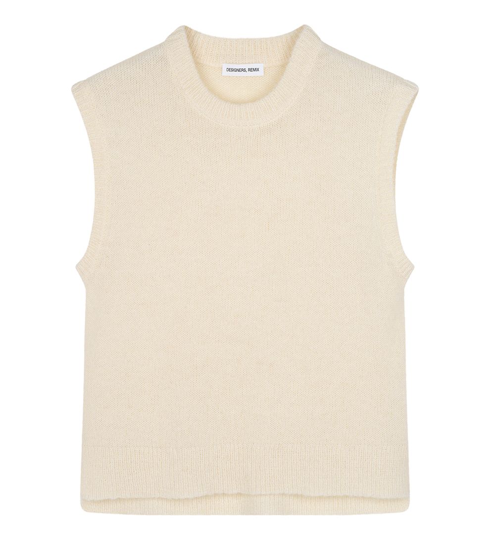 Designers Remix Vest - Strik - Uld/Polyamid - Verona - Cream