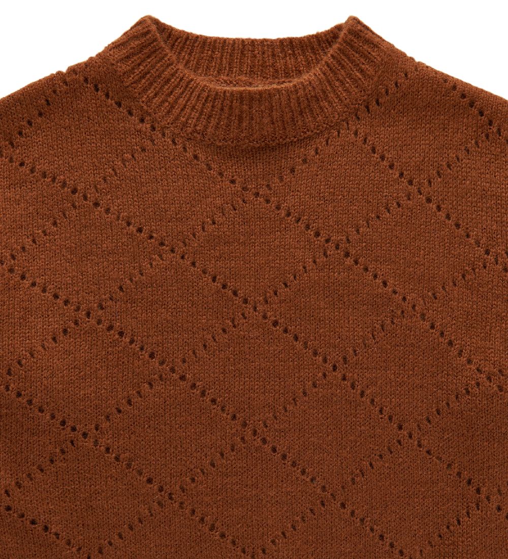 Soft Gallery Bluse - Strik - Essy - Roasted Pecan