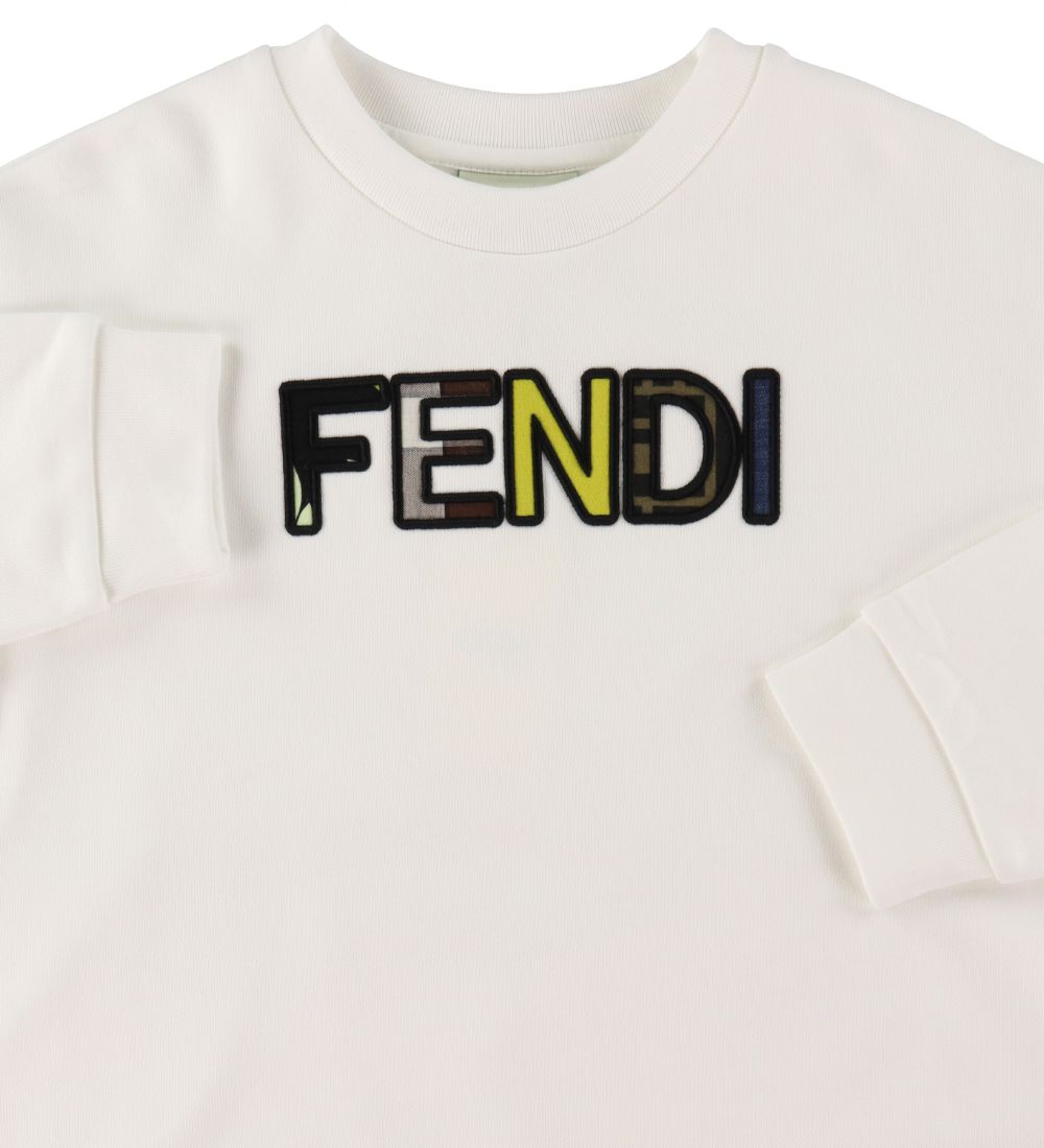 Fendi Sweatshirt - Hvid m. Logo