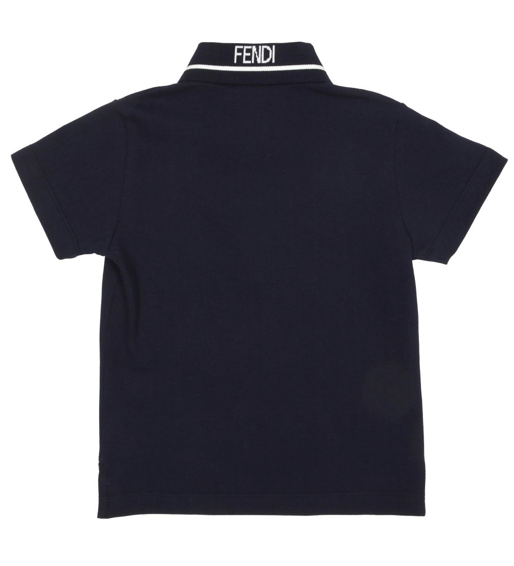 Fendi Polo - Navy m. Hvid