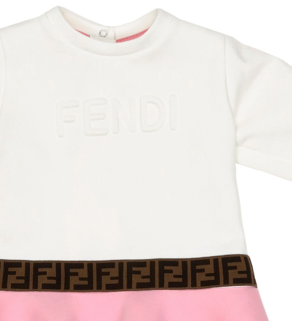 Fendi Kjole - Hvid/Rosa