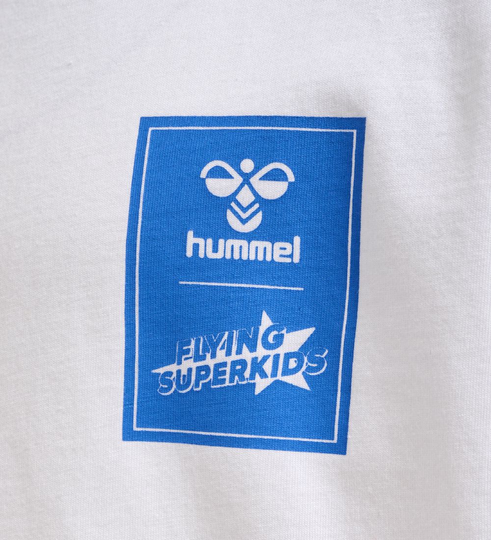 Hummel T-Shirt - HmlFlying Tres - Hvid