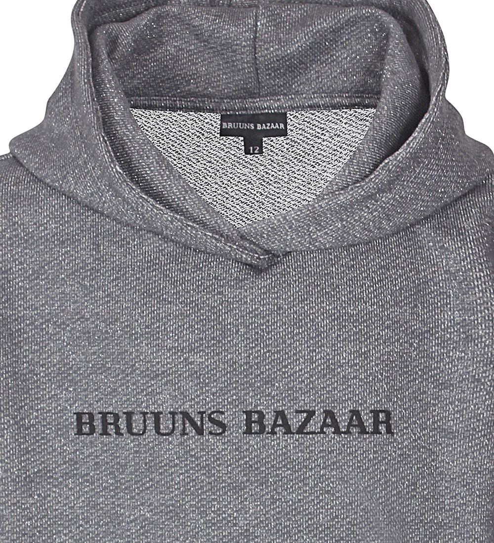 Bruuns Bazaar Hættetrøje - Dorthea - Opal Grey