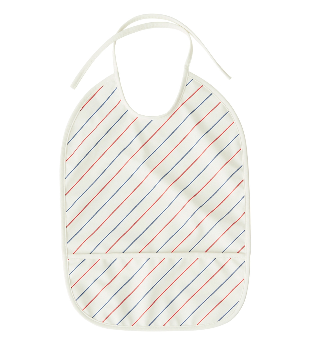 OYOY Hagesmæk m. Lomme - Lang - 2-pak - Striped - Mellow/Caramel