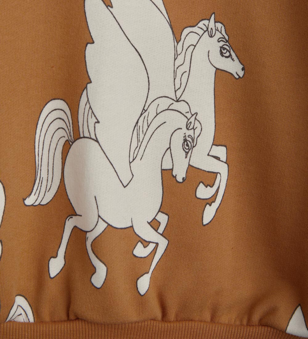 Mini Rodini Sweatshirt - Pegasus - Brun