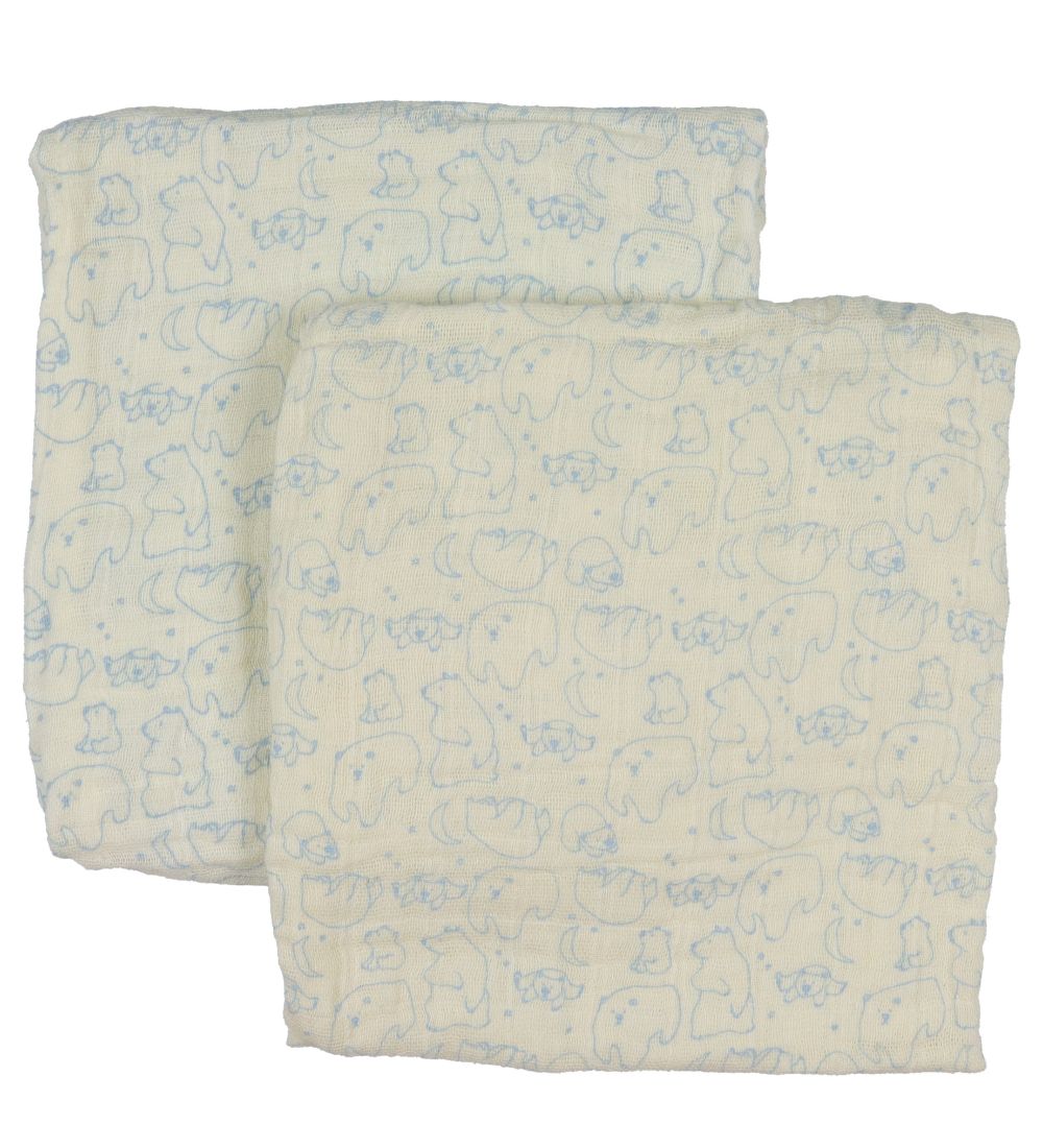 Pippi Stofbleer - Organic - 8-Pak - 65x65 cm - Air Blue