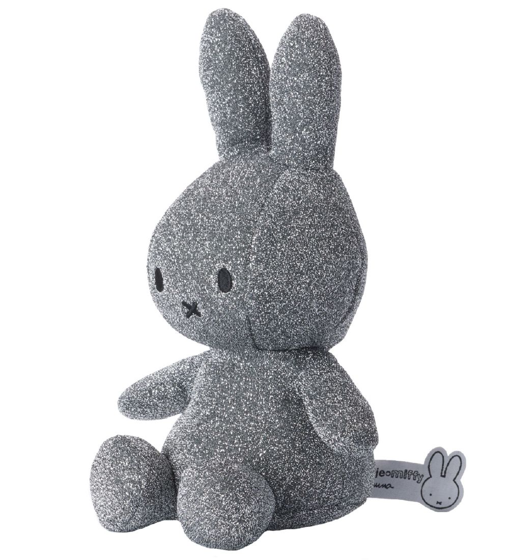 Bon Ton Toys Bamse - 33 cm - Miffy Sitting - Sparkle Silver