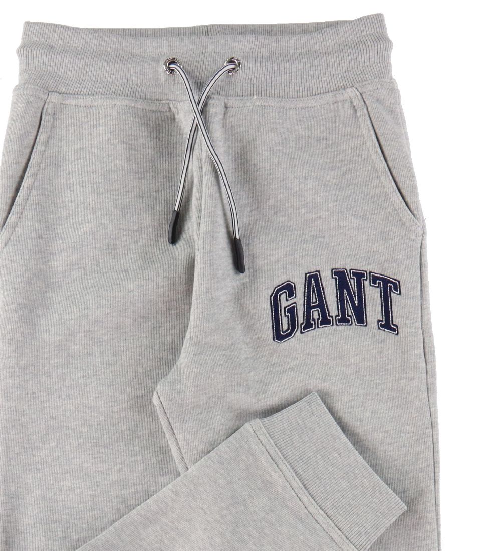 GANT Sweatpants - Graphic - Grmeleret