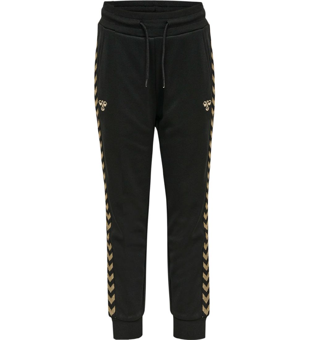 Hummel Sweatpants - HmlFix - Sort/Guld