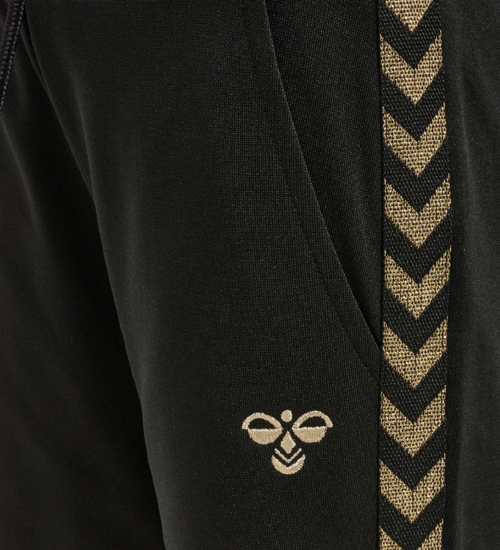 Hummel Sweatpants - HmlFix - Sort/Guld