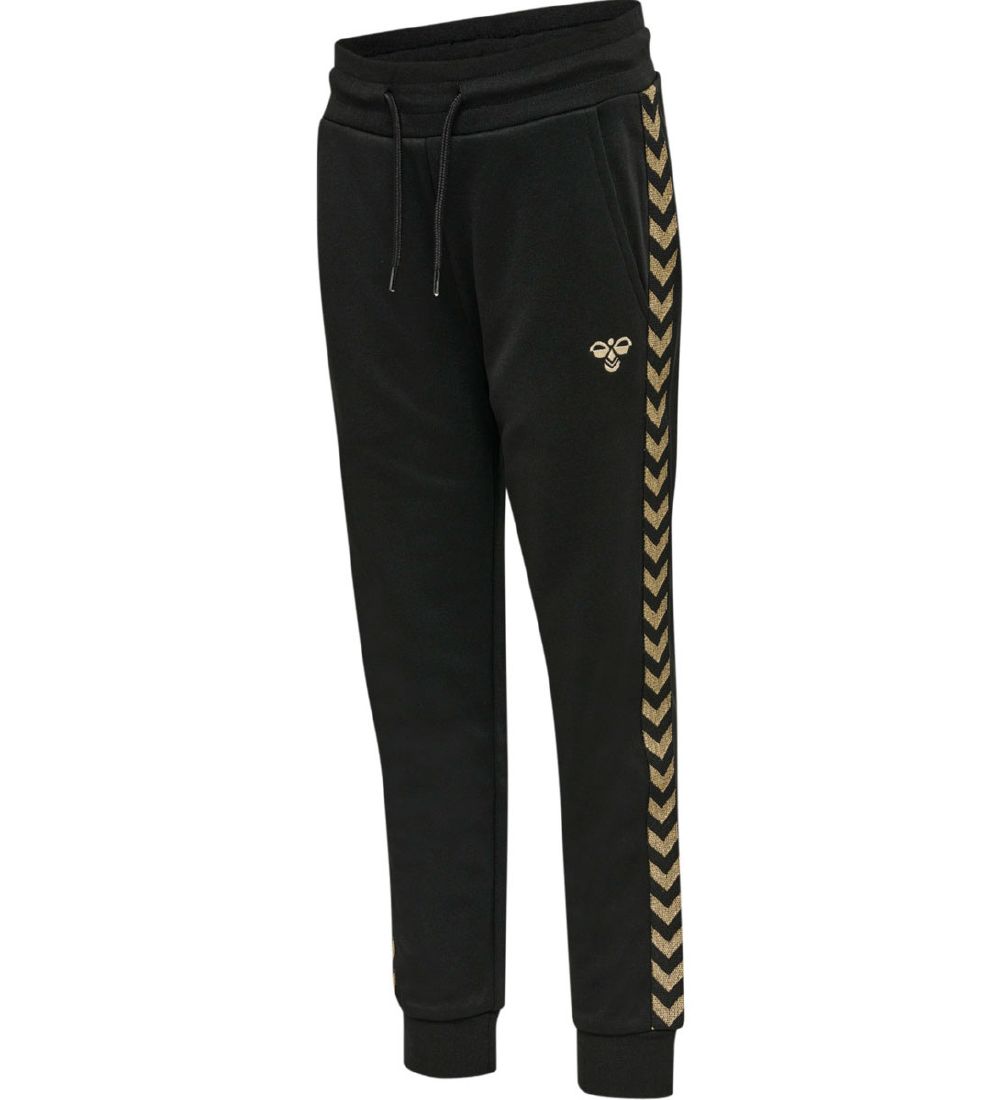 Hummel Sweatpants - HmlFix - Sort/Guld