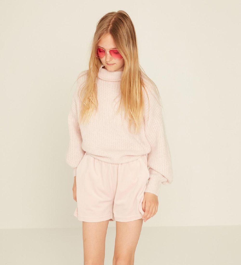 Designers Remix Shorts - Velour - Frances - Pastel Pink
