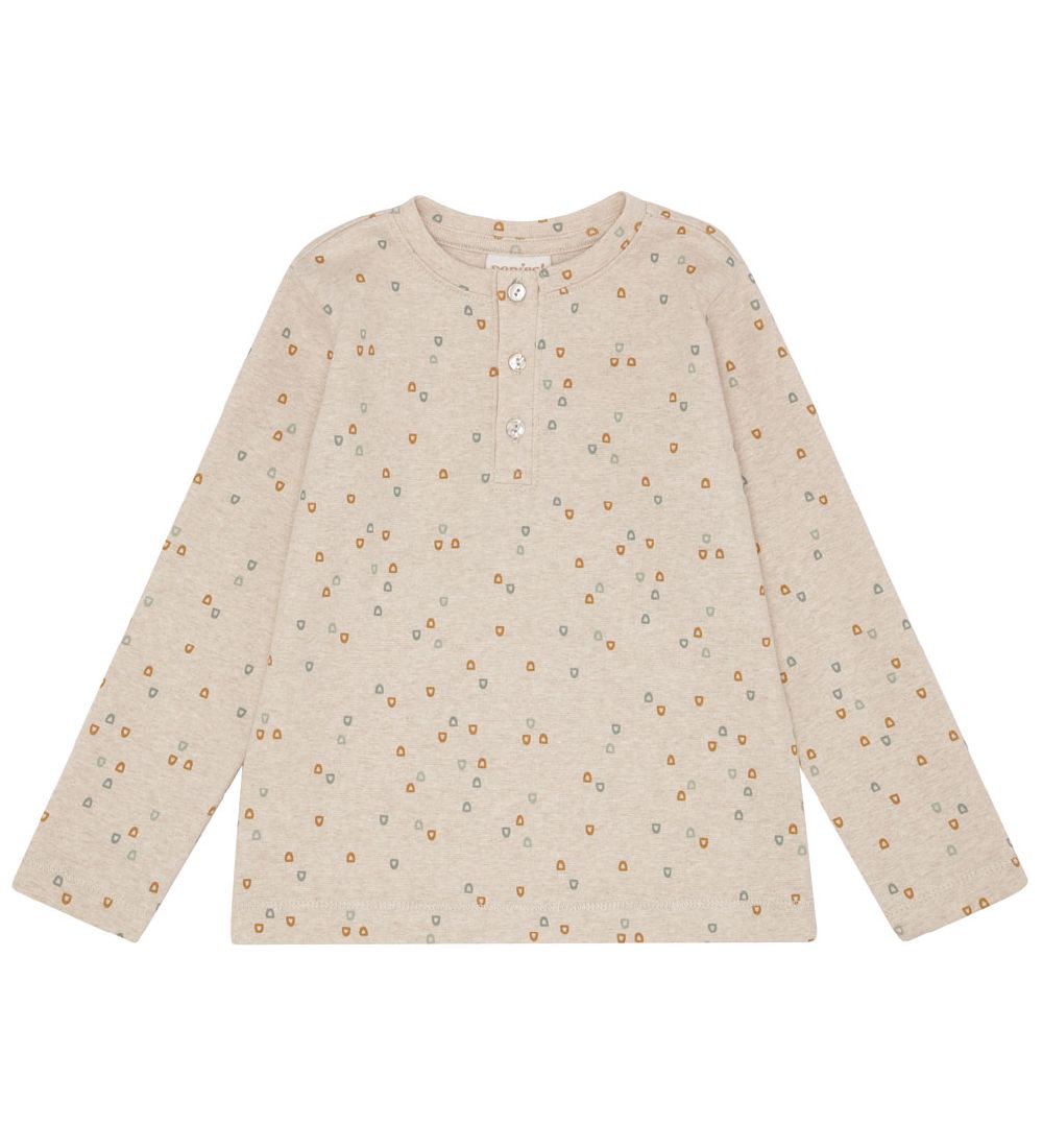 Popirol Bluse - Diddi - Beige Melange