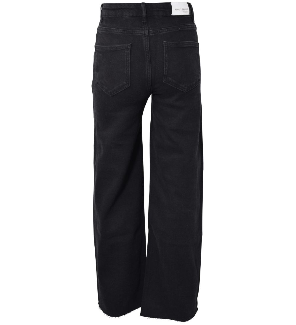 Hound Jeans - Wide - Raw Bottom Edge - Used Black