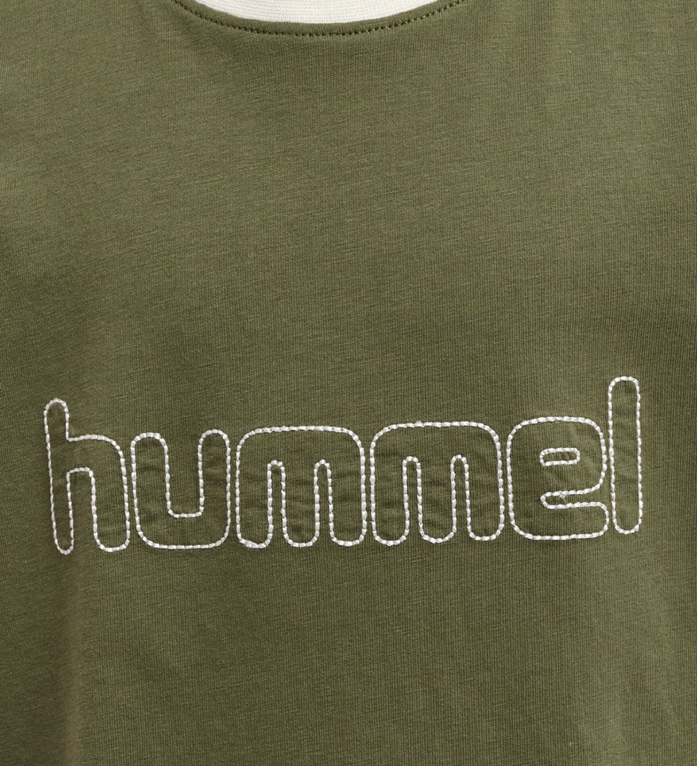 Hummel T-Shirt - HmlCloud - Olive Branch
