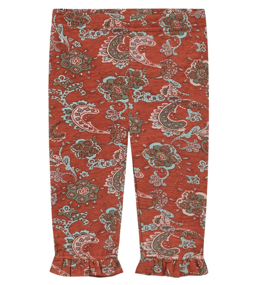 Noa Noa miniature Leggings - Baby Paisley - Print Red