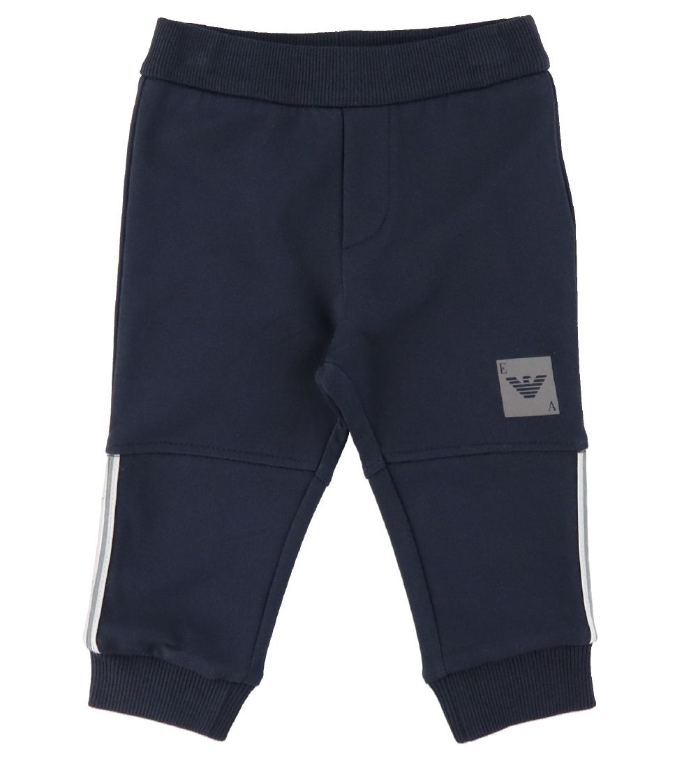 Emporio Armani Sweatsæt - Navy m. Sølv
