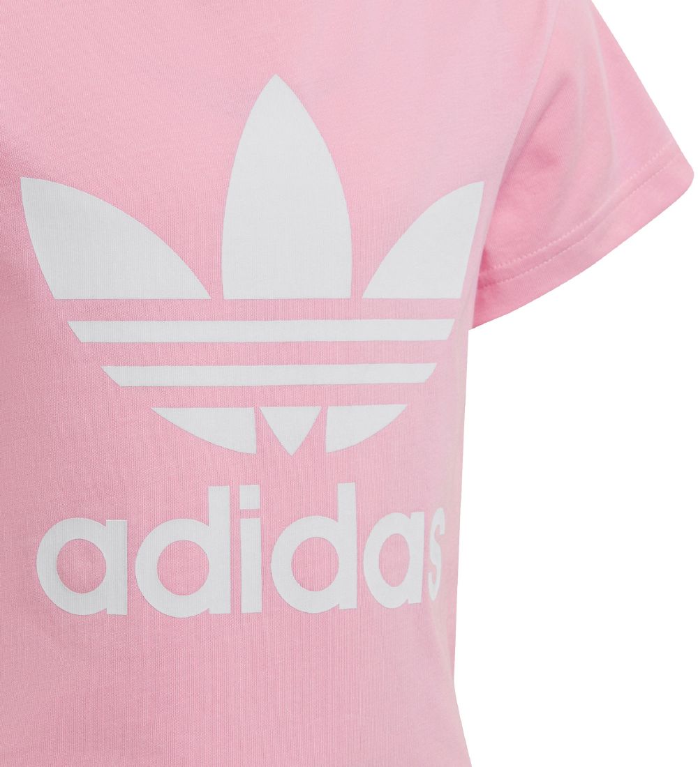 adidas Originals T-shirt - Adicolor - True Pink/White