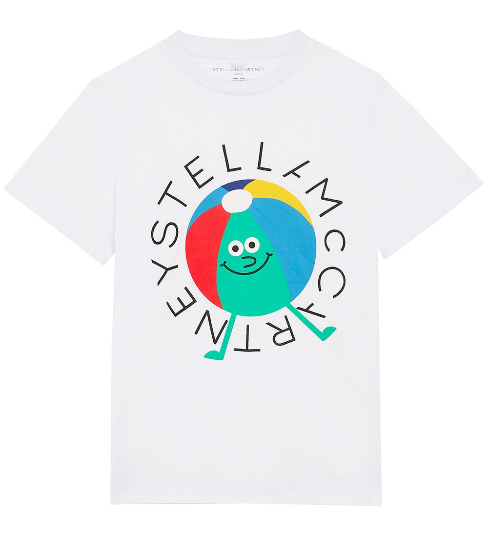 Stella McCartney Kids T-shirt - Hvid m. Badebold