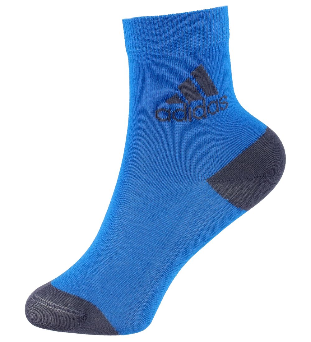 adidas Performance Strømper - 3-Pak - Red/Dark Grey/Blue