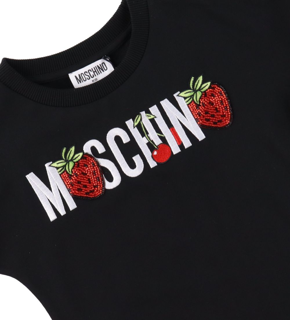 Moschino Kjole - Sort m. Logo