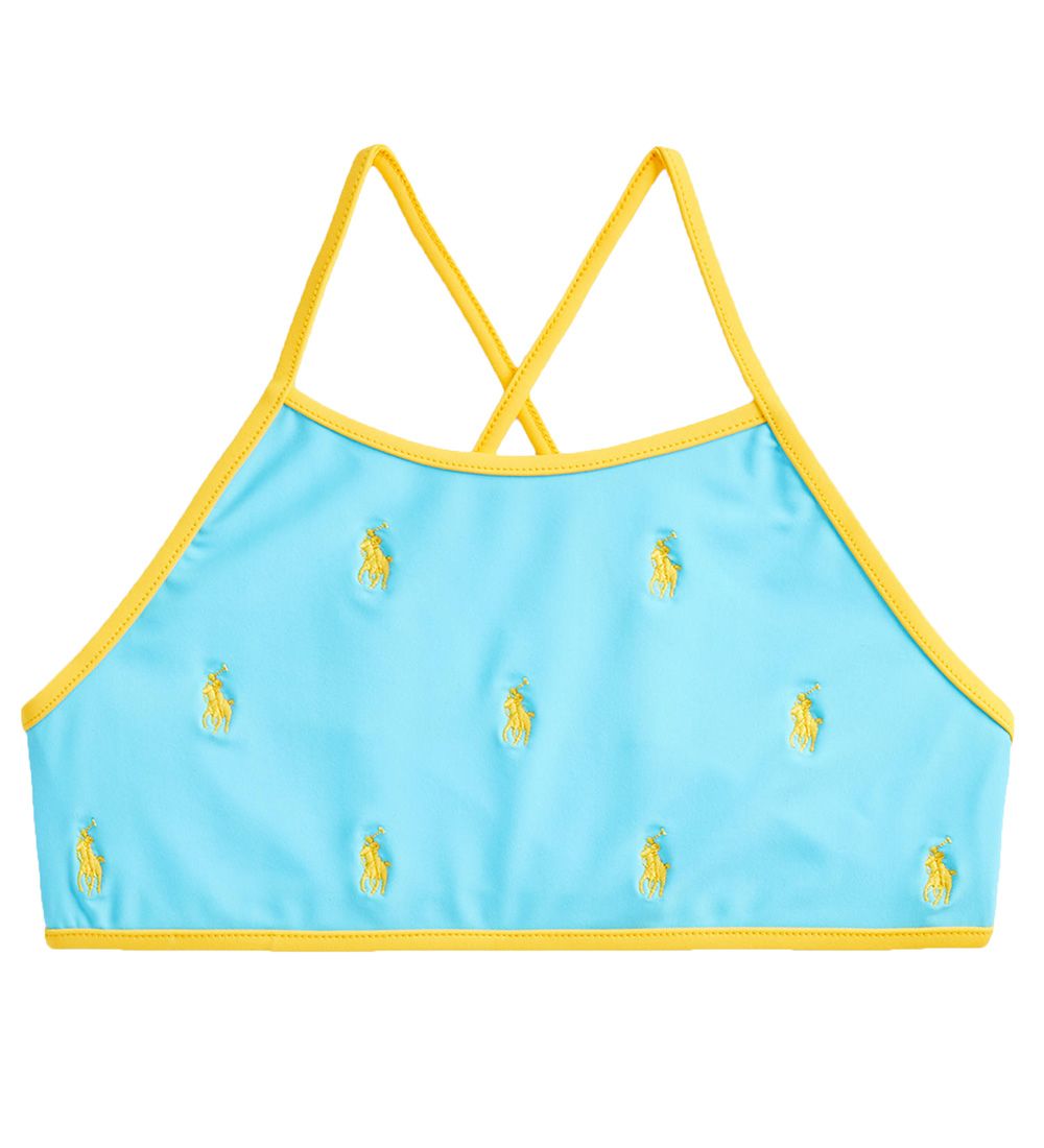 Polo Ralph Lauren Bikini - Lyseblå m. Gul