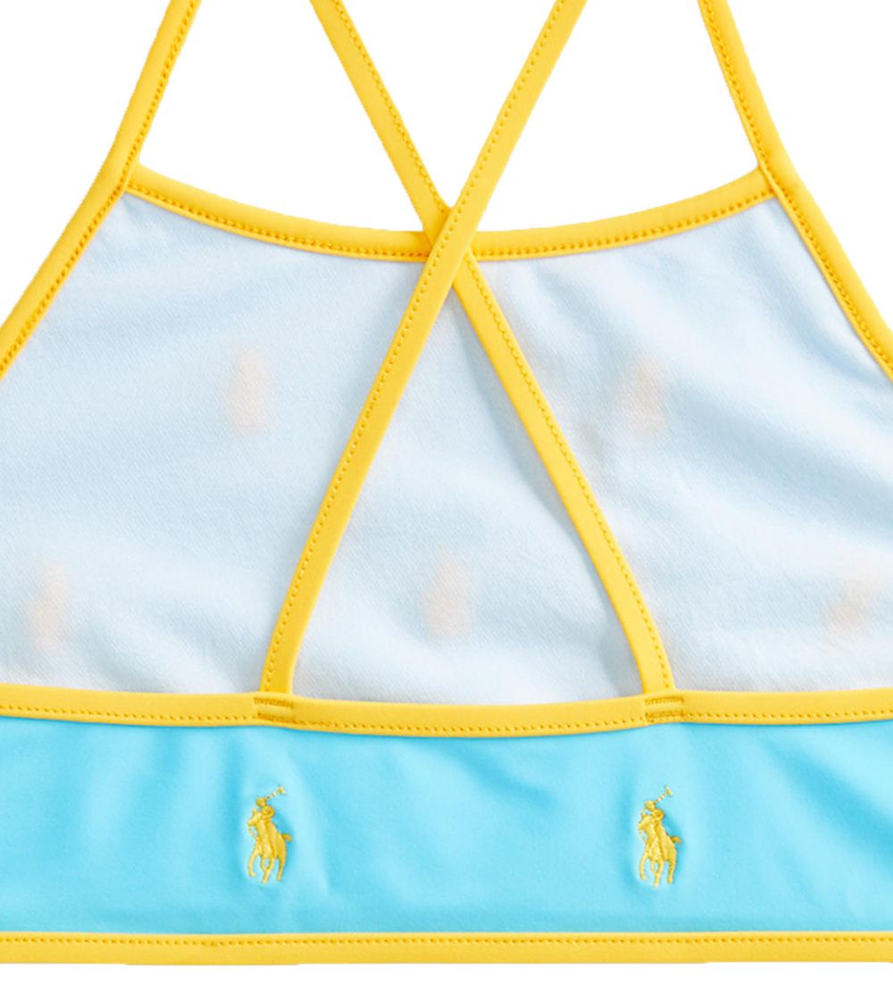 Polo Ralph Lauren Bikini - Lyseblå m. Gul