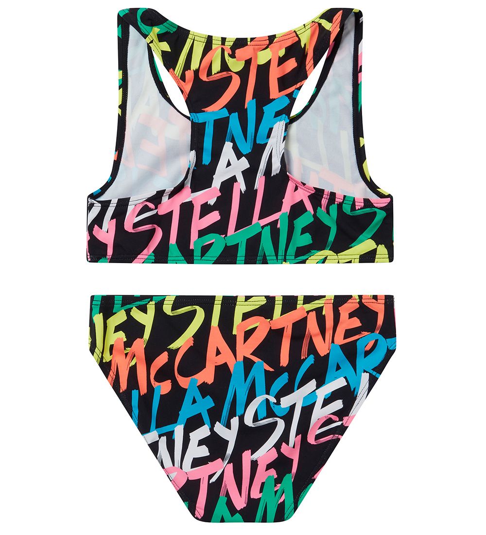 Stella McCartney Kids Bikini - UV50+ - Sort/Multifarvet